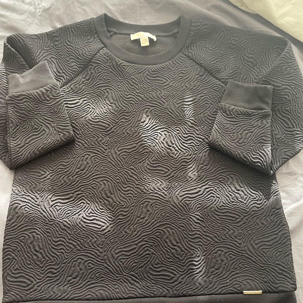 Michael Kors - textured black long sleeve